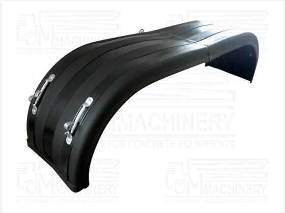 Truck Mixer Spare Part DOUBLE PLASTIC MUDGUARD (TANDEM MUDGUARD)