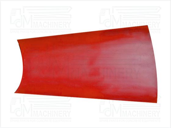 Truck Mixer Spare Part WEAR PLATE FOR DISCHARGE CHUTE